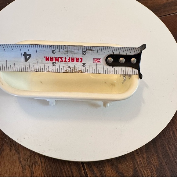 Dollhouse miniature furniture plastic bathtub - Picture 4 of 5